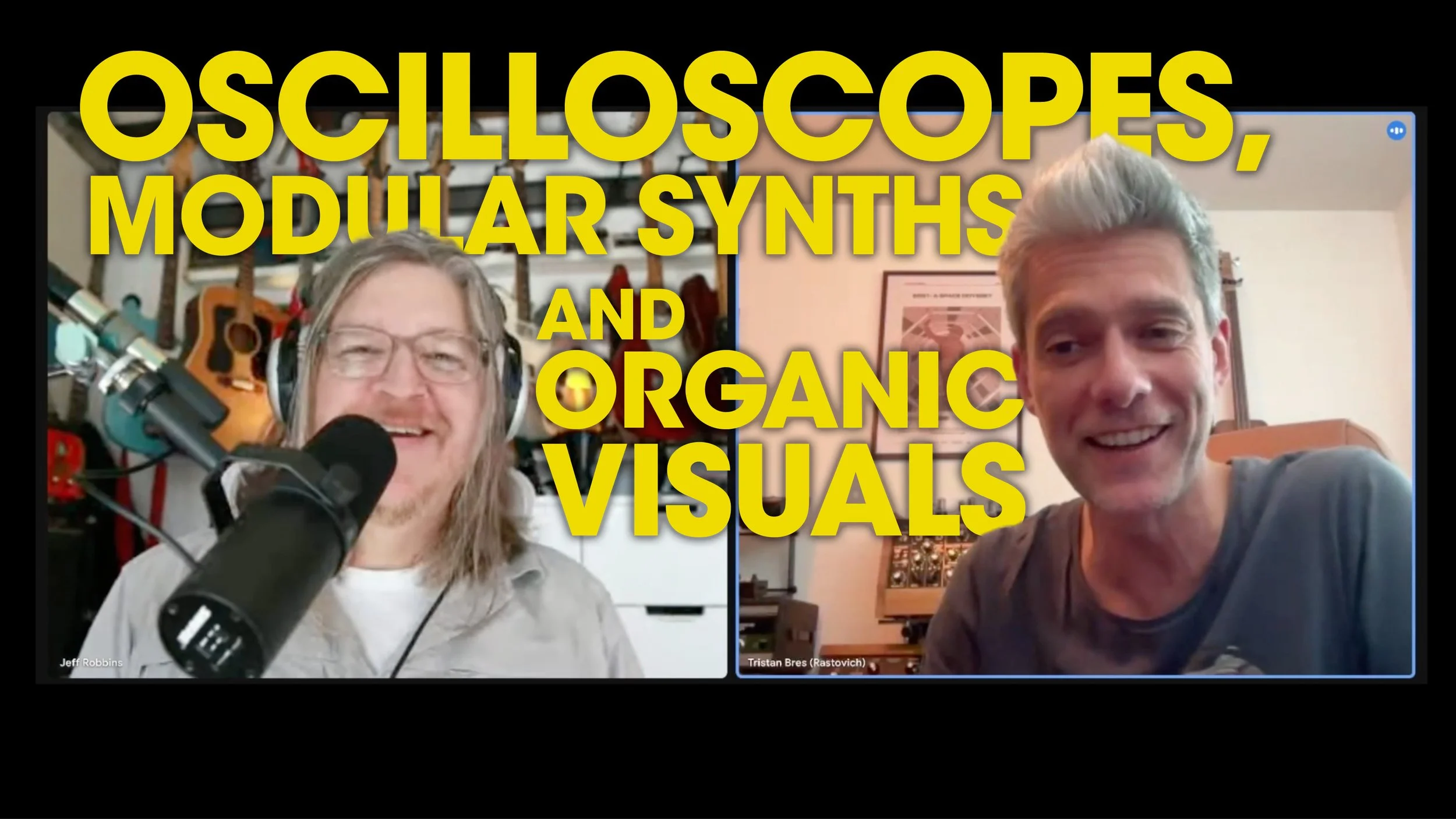 Oscilloscope Visuals + Modular Synths = Tristan Bres’ Setup