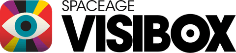Visibox logo, black text, transparent