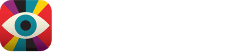 Visibox logo, white text, transparent