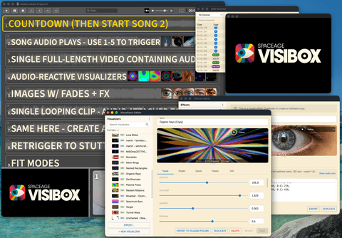Visibox interface